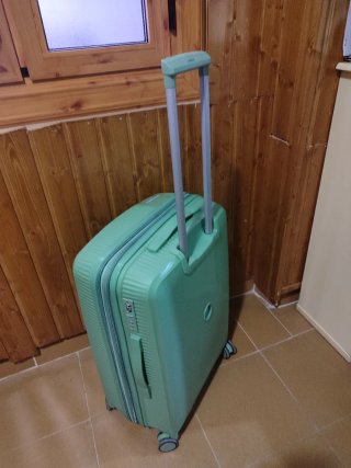 Maleta rígida verde