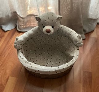 Canastilla infantil oso.