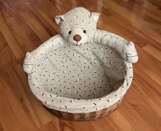 Canastilla infantil oso.