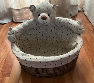 Canastilla infantil oso.
