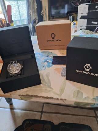 Reloj Chrono Mod Automático NH35 Negro