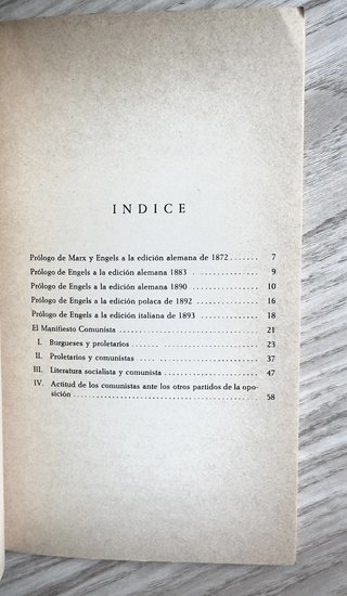 Libro El Manifiesto Comunista Marx & Engels