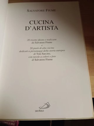 Cucina d'Artista Salvatore Fiume San Paolo