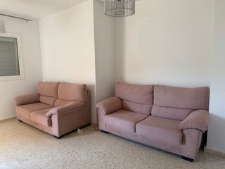 2 Sofás Rosa Palo 3+3
