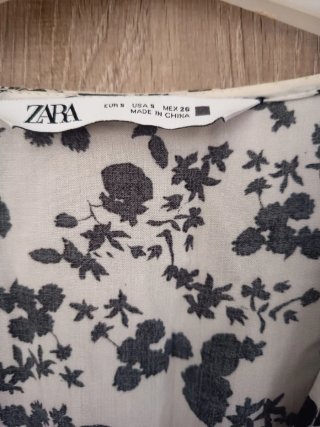Vestido Zara Talla S Estampado Floral