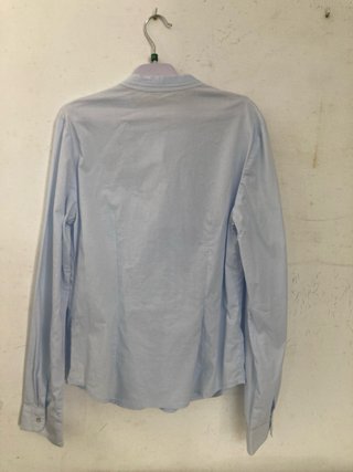 Camisa chica manga larga azul