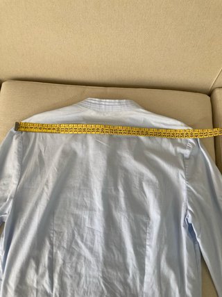 Camisa chica manga larga azul