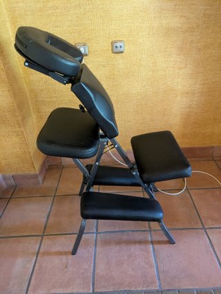 Sillón Tatuaje/Masaje Portátil Negro