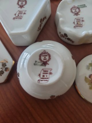 3 Cajitas de Porcelana Decoradas