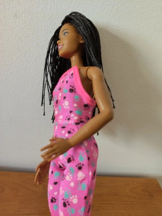 Barbie pelo trenzado.
