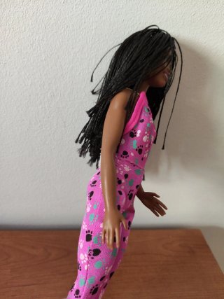 Barbie pelo trenzado.