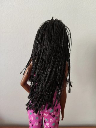 Barbie pelo trenzado.