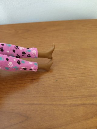 Barbie pelo trenzado.