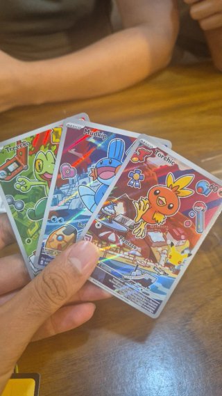 Trío de Cartas Pokémon Hoenn