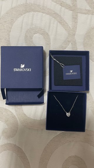 Collar Swarovski Corazón Plata