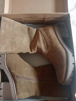 Botas de ante Chica 10 marrones