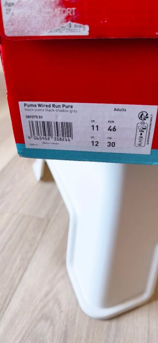 Puma Wired Run Pure Negro Talla 42
