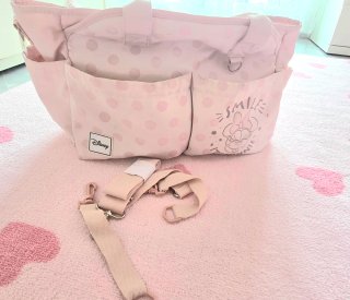Bolso Carro Bebé Minnie Lunares Rosa