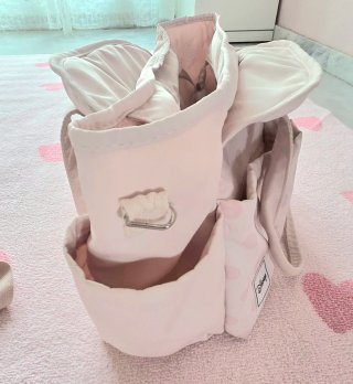 Bolso Carro Bebé Minnie Lunares Rosa