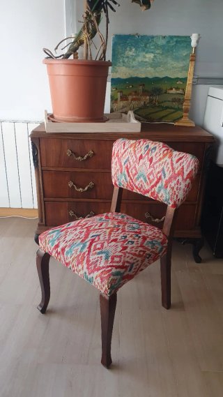 Silla vintage nogal