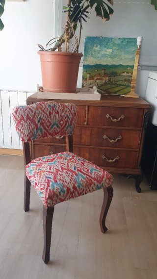 Silla vintage nogal