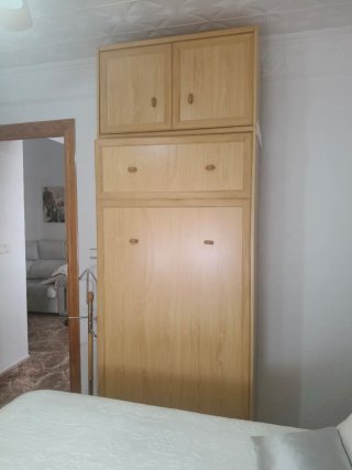 3 Muebles Modulares Madera Beige/Marrón.