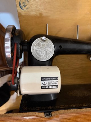 Máquina de coser antigua Sigma