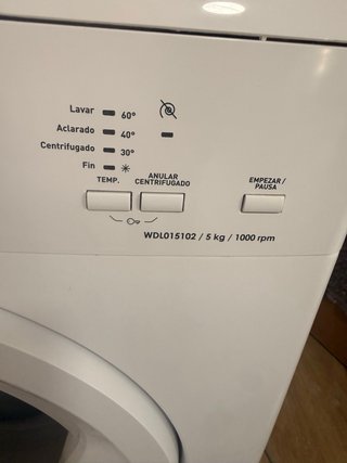 Lavadora Wonder 5kg 1000rpm