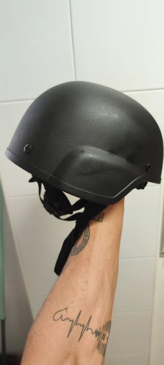 Casco Airsoft Negro