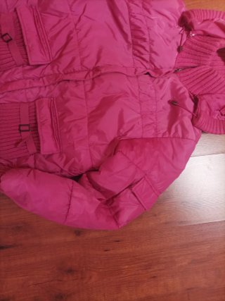 Cazadora de invierno mujer rosa vale para una 38tb