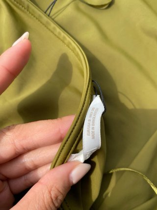 Top halter Zara caqui sin estrenar
