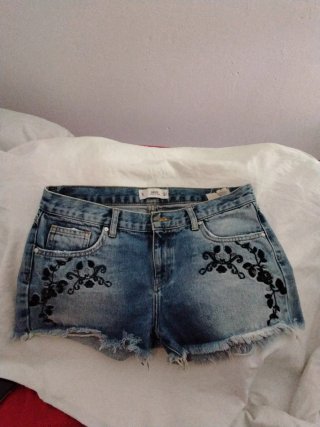 Shorts vaqueros Mango rotos mujer