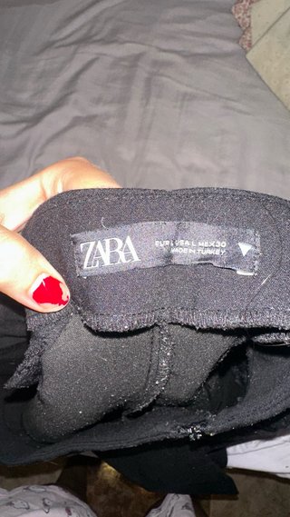 Falda pantalón Zara negra