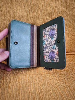 Monedero mujer patchwork