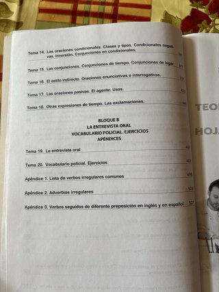 Inglés para cuerpos y fuerzas de seguridad
