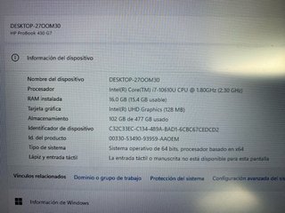 HP ProBook 430 G7 | i7-10610U | 16GB RAM | SSD 512