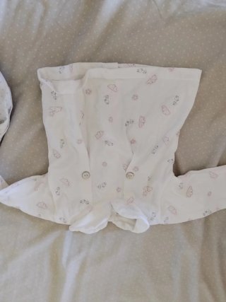 Body bebé niña estampado conejos