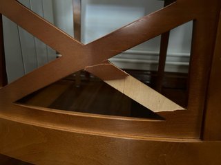 Mesa de comedor de madera de haya