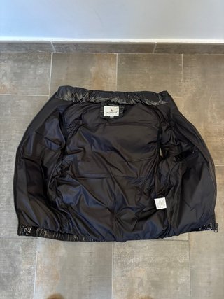 Chaleco Moncler Negro con Capucha