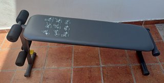 Banco de musculación plegable. Entrega en persona