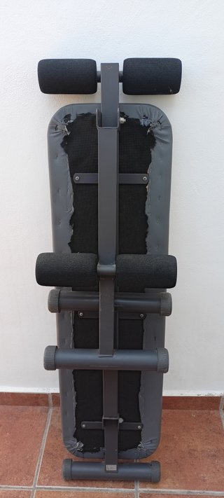 Banco de musculación plegable. Entrega en persona