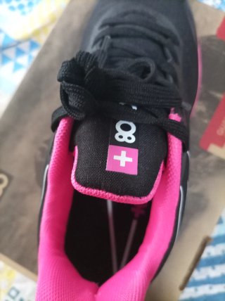 Calzado mujer TrekKing Negro y Rosa, senderismo,