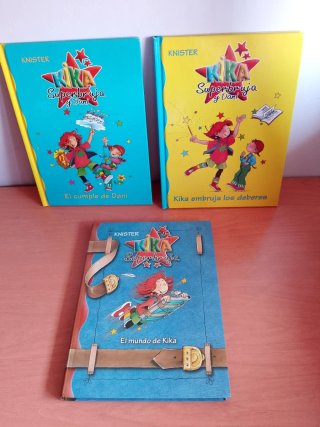 Lote 3 libros Kika Superbruja