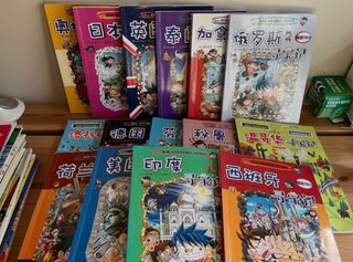 23 libros de cómic infantil en chino – 寻宝记