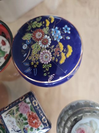 Lote de 8 cajitas decoradas