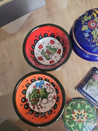 Lote de 8 cajitas decoradas