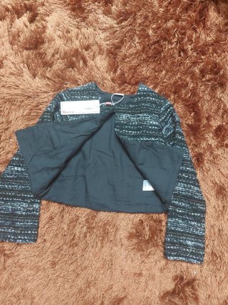 Chaqueta fiesta niña T7 negra
