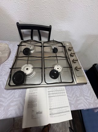 Encimera Teka 4 fuegos gas
