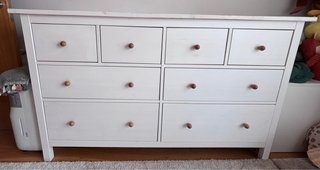 Cómoda IKEA HEMNES 8 cajones blanca 160x96cm