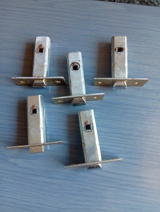 Pack 5 Picaportes Embutir Puertas